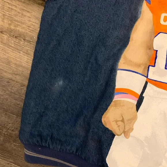 Vintage 1990s Denver Broncos Bo Nix Hand Painted Jacket - Picture 12 of 16